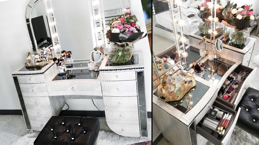 I finally figured out how to organize and store my makeup and hair products