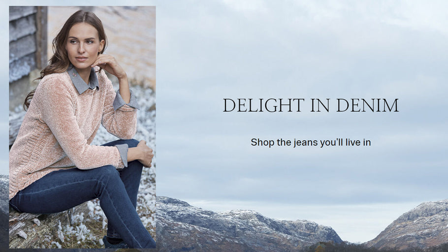 How to Absolutely ROCK Your Denim Jeans and Sweaters After 50 + My Faves from Coldwater Creek (30% Off!)