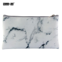 Load image into Gallery viewer, 1Pcs Marbling PU Brush Bag Makeup Case Marble Cosmetic Handbag Pouch Beauty Make Up Brush Holder +