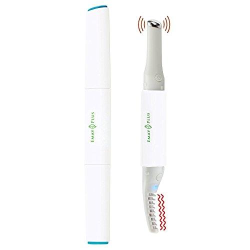 2-In-1 Heated Eyelash Curler And Sonic Eye Massager Wand, Powor Dual Use Beauty Wand For Natural Eyelashes, Anti-Aging Wrinkle, Relieves Dark Circles, Fatigue And Puffiness Eye &Amp; Face Skin Care Device