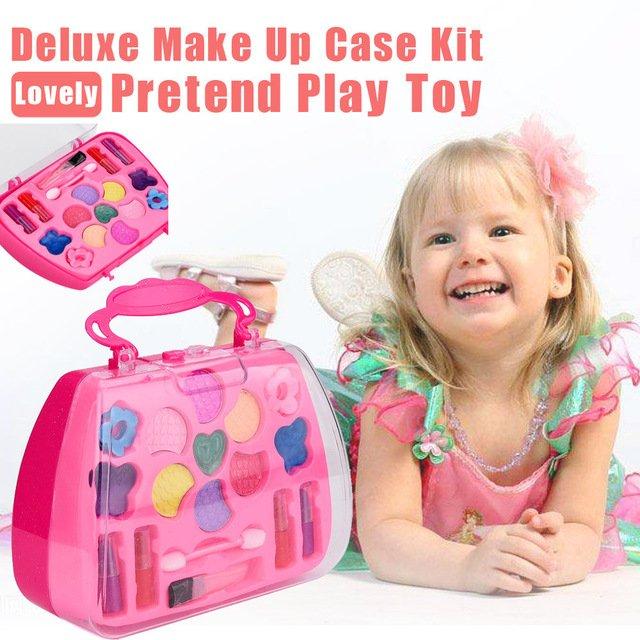 Girl's Pretend Play Toy Deluxe Makeup Palette Set