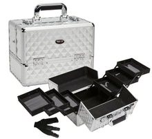 Load image into Gallery viewer, Cosmetic Makeup Case w/ Six Pull Out Trays