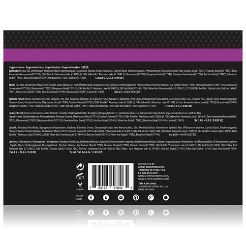 Carry All Makeup Train Case with Pro Makeup and Reusable Aluminum Case - Silver