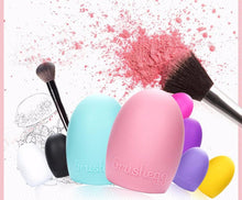Load image into Gallery viewer, Brushegg Makeup Brush Cleaning Silicone make up brush Cleaner Finger brush cleaning Glove