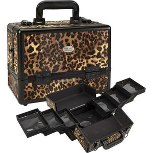 Cosmetic Makeup Case w/ Six Pull Out Trays