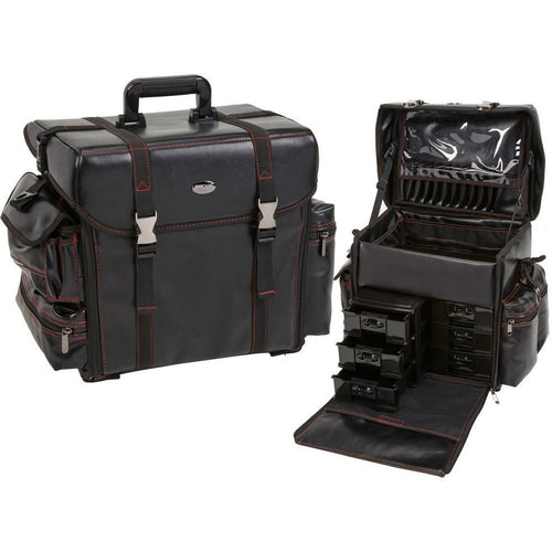 Pro Soft Sided Carry On Cosmetic Case w/ Trays