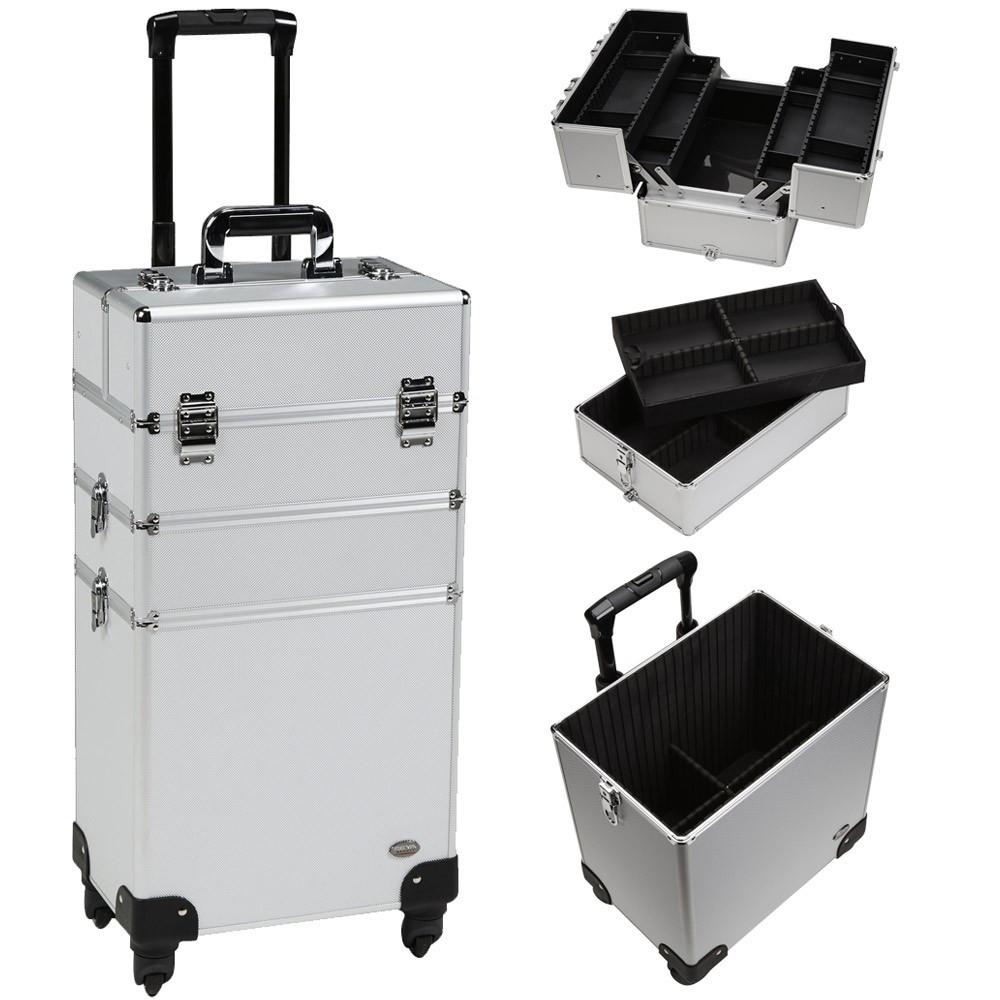 3 in 1 Professional Rolling Makeup Case