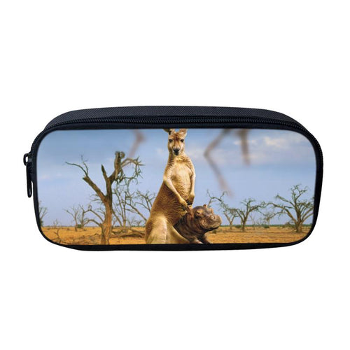 2017 Walle Girls Makeup Case Cute Anim Scho Storage Pouch Pen Purse Ca Dog Pig Pattern Printting Pencil New Case