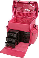 Load image into Gallery viewer, Pro Soft Sided Carry On Cosmetic Case w/ Trays