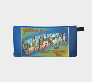 Chattanooga Vintage Post Card Style Pouch Pencil Case
