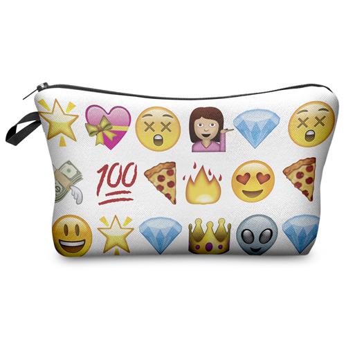 Jom Tokoy Fashion Brand Cosmetic Bags 2018 New Makeup Case  3D Printing Women Travel cosmetic organizer bag