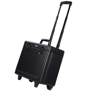 AW Rolling Makeup Cosmetic Case Lockable Hair Salon